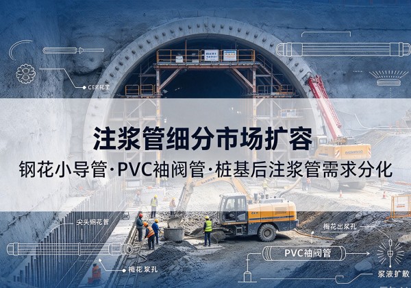 昌吉注浆管细分市场扩容，隧道钢花小导管、PVC 袖阀管、桩基后注浆管需求分化